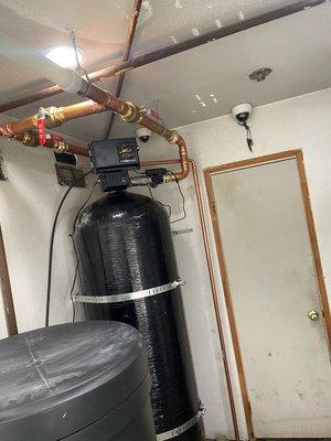 water filter installation