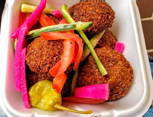 Falafel from a vendor