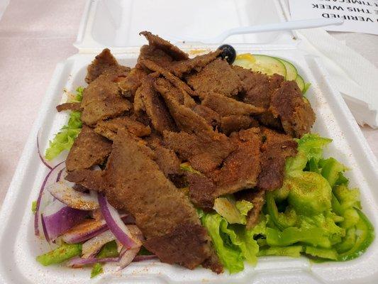 Gyro salad.