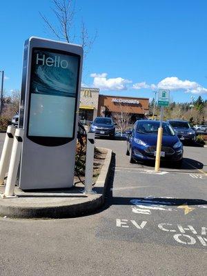 2 EV stations available