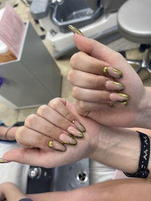 Gold Nails