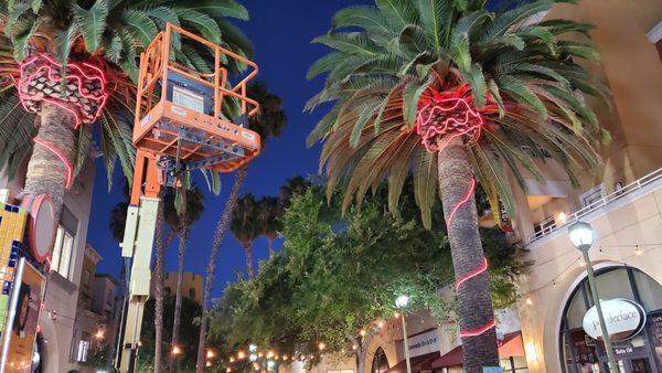 Adding Lighting at Fruitvale Village in Oakland