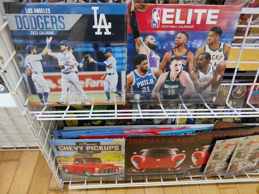 Baseball and Basketball calendars