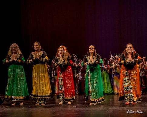 East Indian dancers from ADP