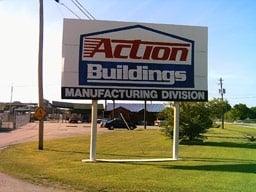 Action Buildings - Portable buildings, garages, truck tops and more.