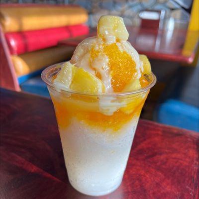 Raspado- Piña y Coco