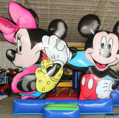 Mickey & Minnie bounce house