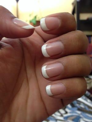 Perfectly done shellac (gel) nails by Tran!