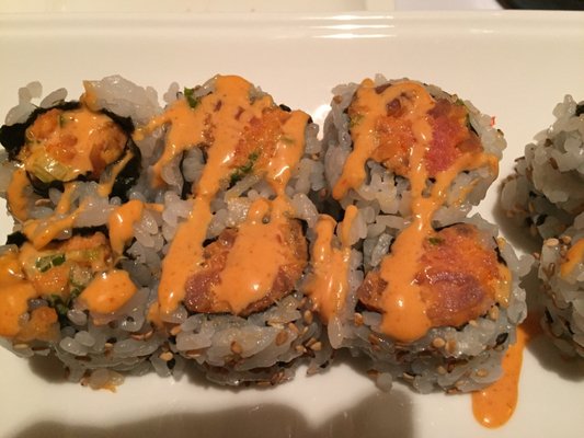 Spicy tuna roll.