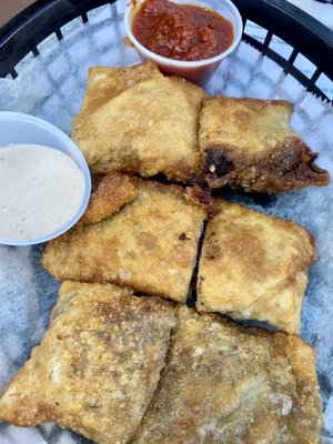 Excellent cheesesteak egg rolls.  I truly appreciate a place that make their food from scratch