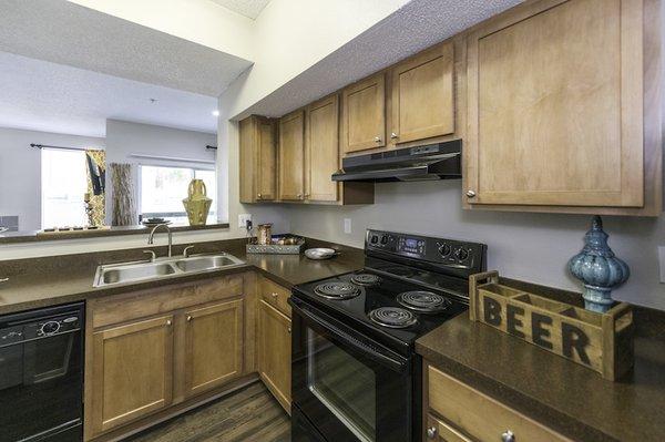 Kitchen with ample storage