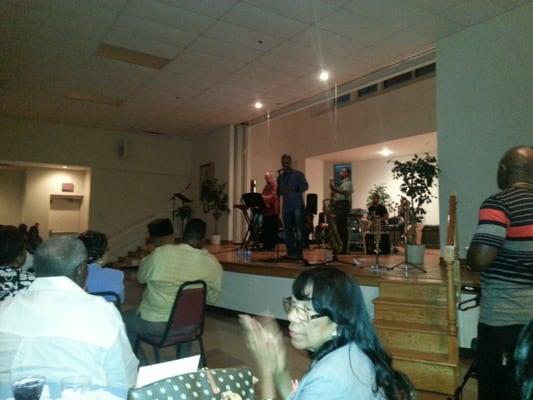 Jazz at the Cliffe on Friday night. Great time good fellowship.