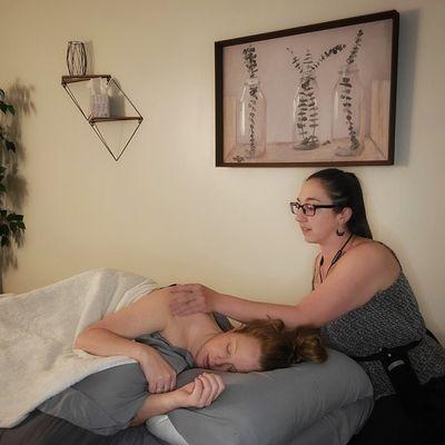 Pregnancy massage