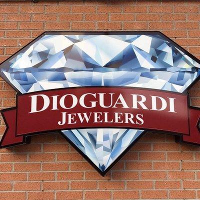 Dioguardi Jewelers' new sign at 95 Main Street, Ware, MA