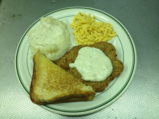 Chicken Fried Steak Dinner. $5.95