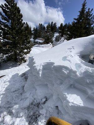 Roof snow removal!