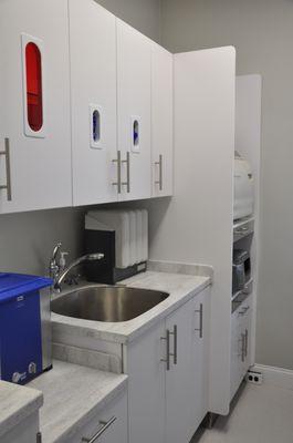 Our brand new state of the art dental sterilization room.