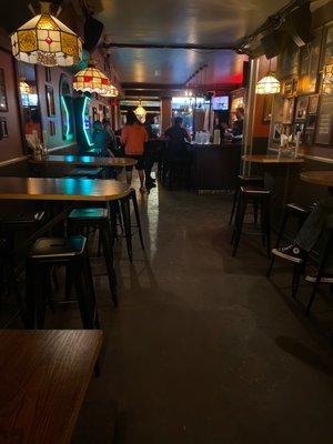 Downstairs bar