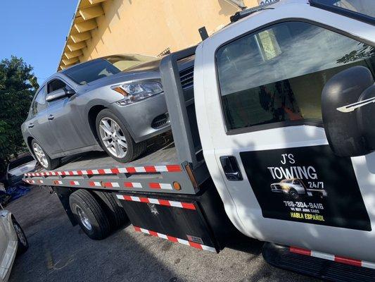 Need a tow? Let us know! Call Johnican Towing today 786-304-9416