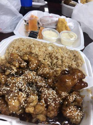 Sesame chicken!