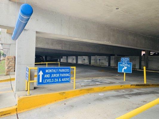 Entrance/Exit on Assembly Street, street level.