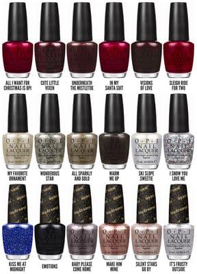 Mariah Carey OPI Christmas 2013