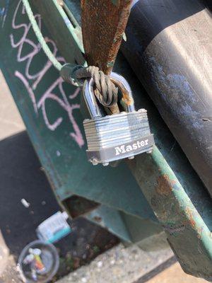 Broken lock!