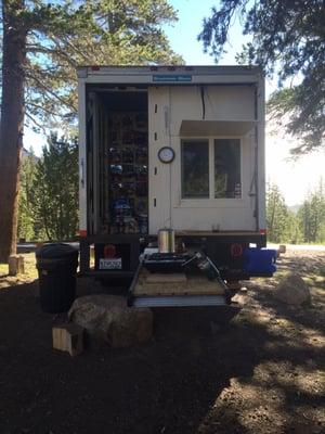 The truck to look for at Sonora Pass.