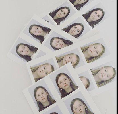 Passport photos 2 for $4.50