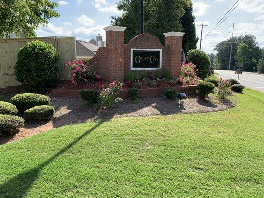 Flat Top Fence On Main Entrance