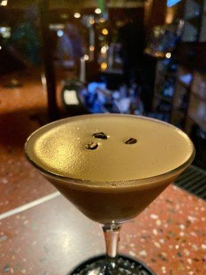 Espresso martini (made by Ryan the bartender) 10/10