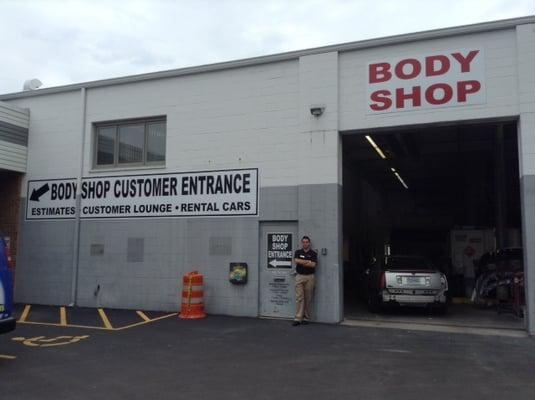 We have a fantastic body shop for all your collision repair and body work!