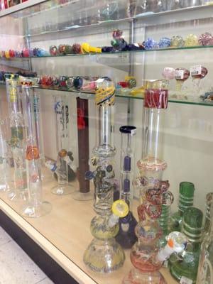 Large And Small Glass Pipes