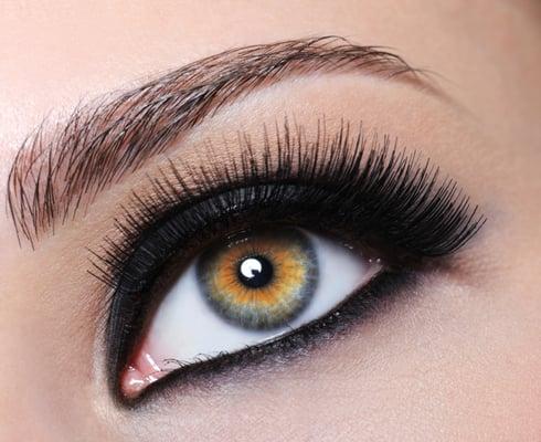 Enhance your glamourous eyes with the latest eyelash extensions! Call now (661)-645-1880