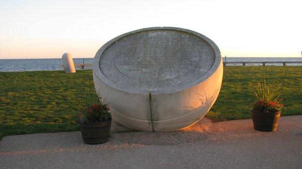 Read about its history on this stone hearkening to a compass and gaze out over the Atlantic (and across to Portugal).