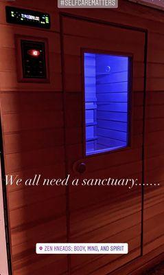 Infrared Sauna with chromotherapy