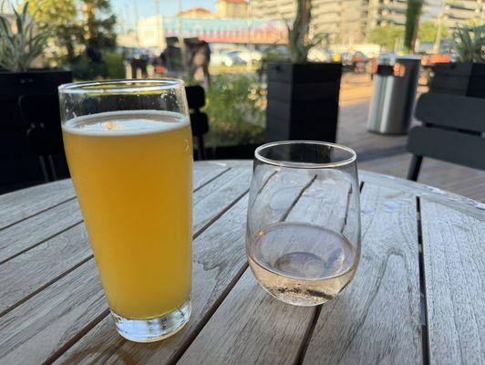 Beer & wine on the patio