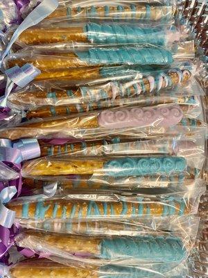 Assorted Pretzel rods