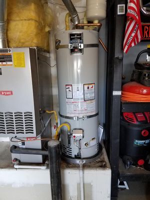 Installed new tanked water heater!