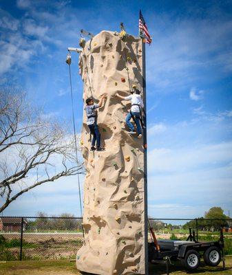 Rock Climbing race