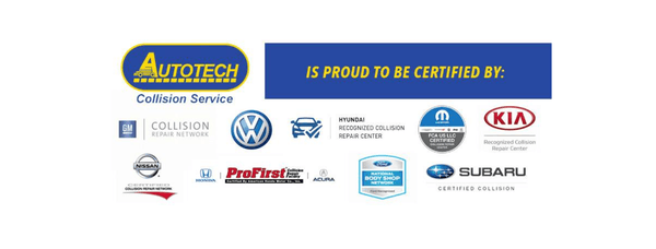 Autotech is one of the most certified body shops in Southern Jersey.