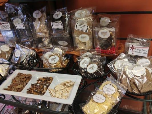 Many varieties of toffee available