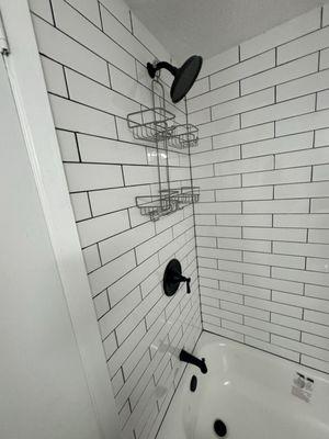 Shower and tub tile renovations