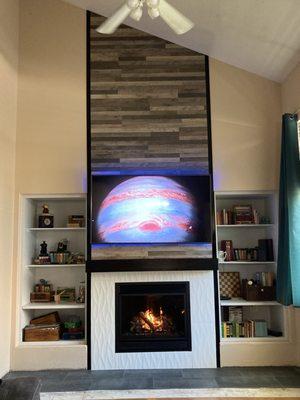 Awesome fireplace