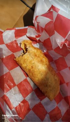 Crispy chicken egg roll, very good with cheese inside