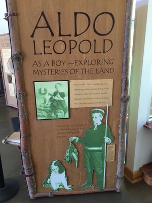 Learned a bit about aldo leopold