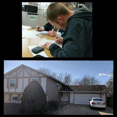 My client purchasing his first home today in McHenry! Please call or message me to help you buy or sell your home. 815.354.8386