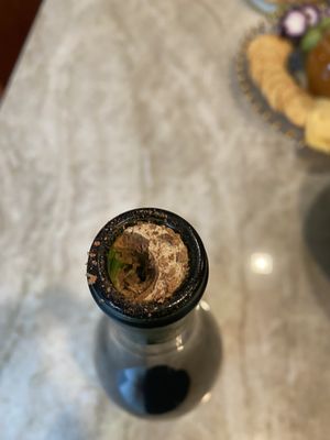 Purchased a bottle of cakebread Chardonnay and the cork was dry and crumbled