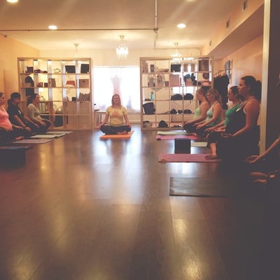 Prenatal Yoga Class at Bend & Blossom in Rumson, NJ