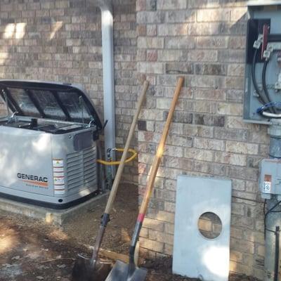 Whole House generator installs